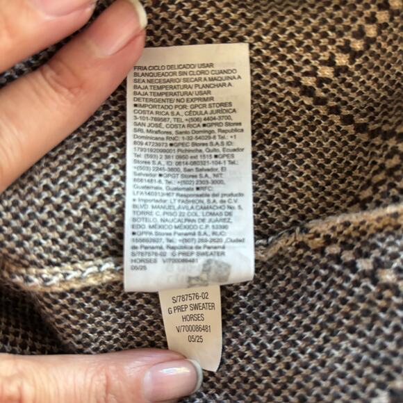 OLD NAVY | Girls Horse Slouchy Cardigan Large (10-12) - Picture 4 of 5